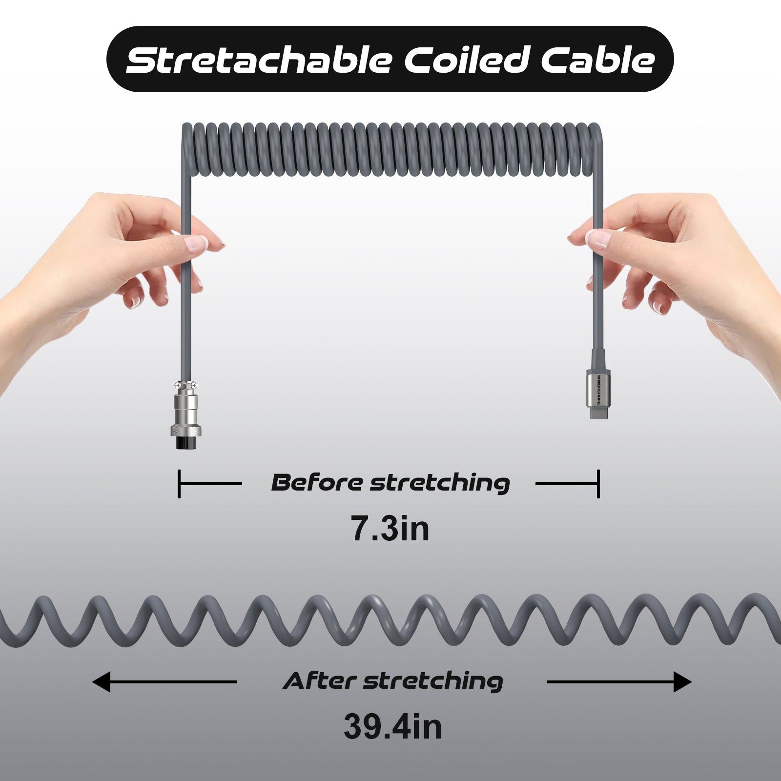 ATTACK SHARK C04 COILED CABLE