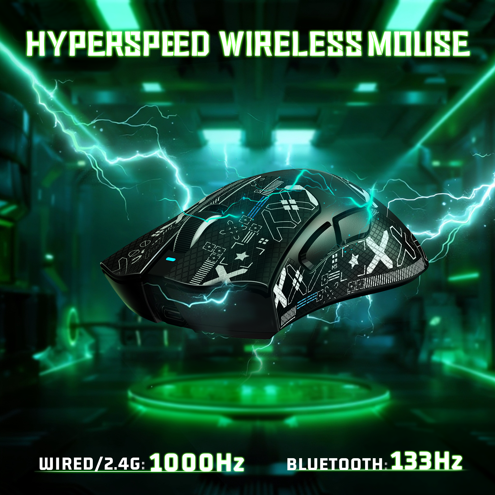 ATTACK SHARK V3 Ultra-Light Tri-Mode Gaming Mouse