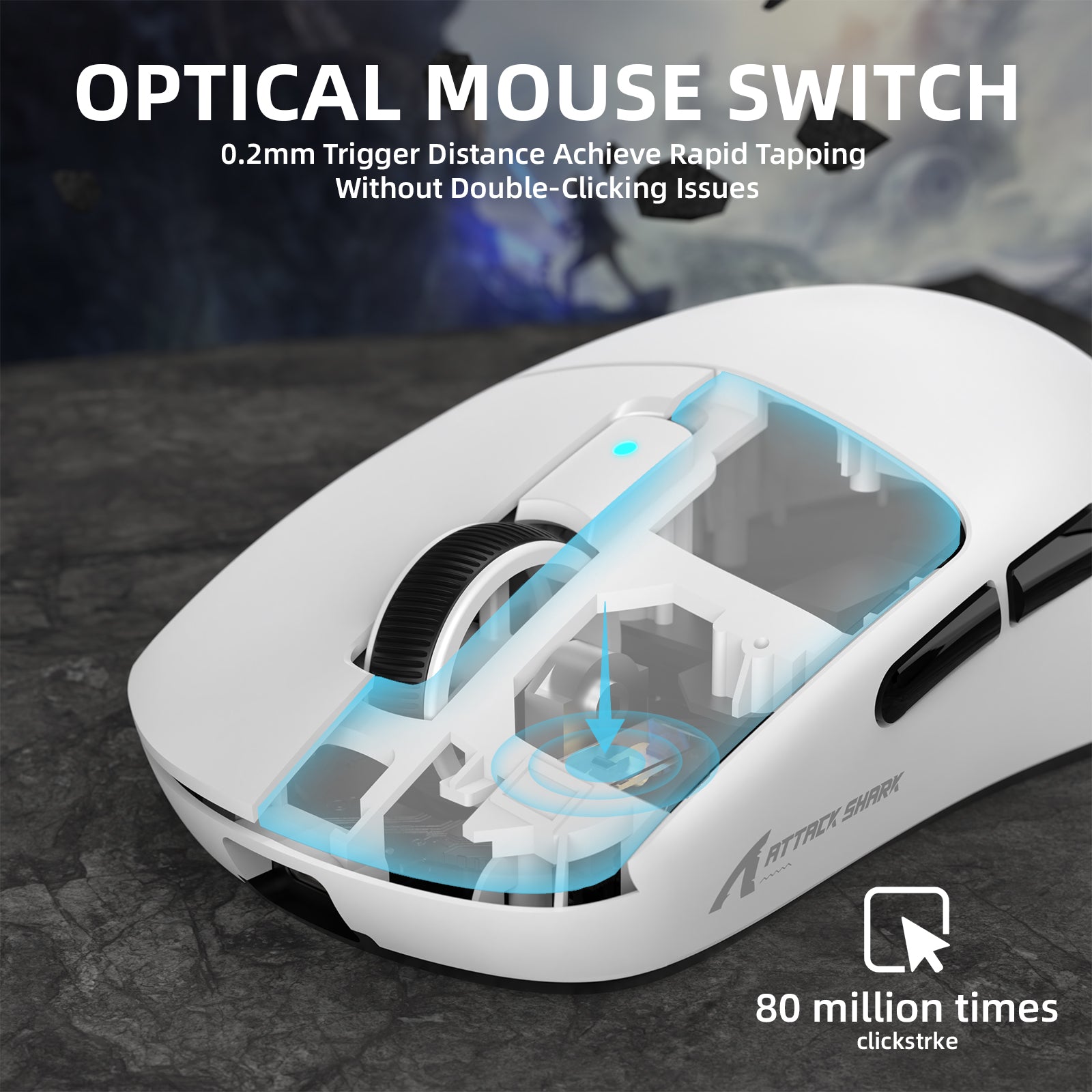 ATTACK SHARK R6PRO LIGHTSPEED Wireless Gaming Mouse