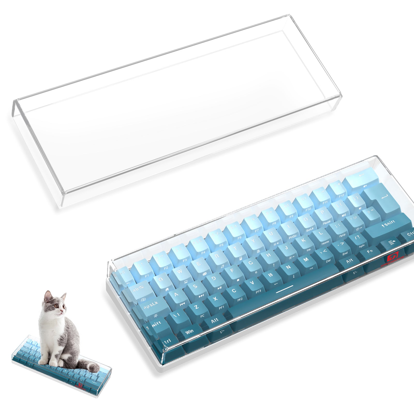 ATTACK SHARK x MAMBASNAKE 68-Key Keyboard Cover Fade Color