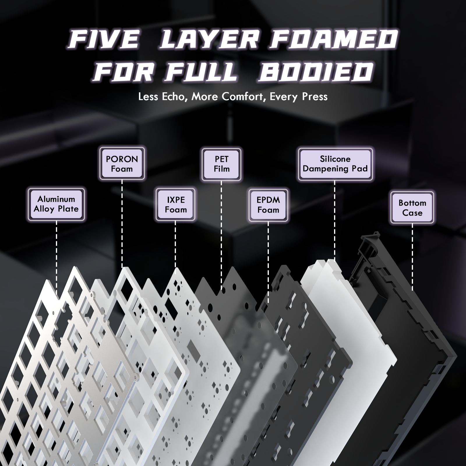 ATTACK SHARK R85 HE Rapid Trigger Keyboard Magnetic Switch with Custom Lightbox