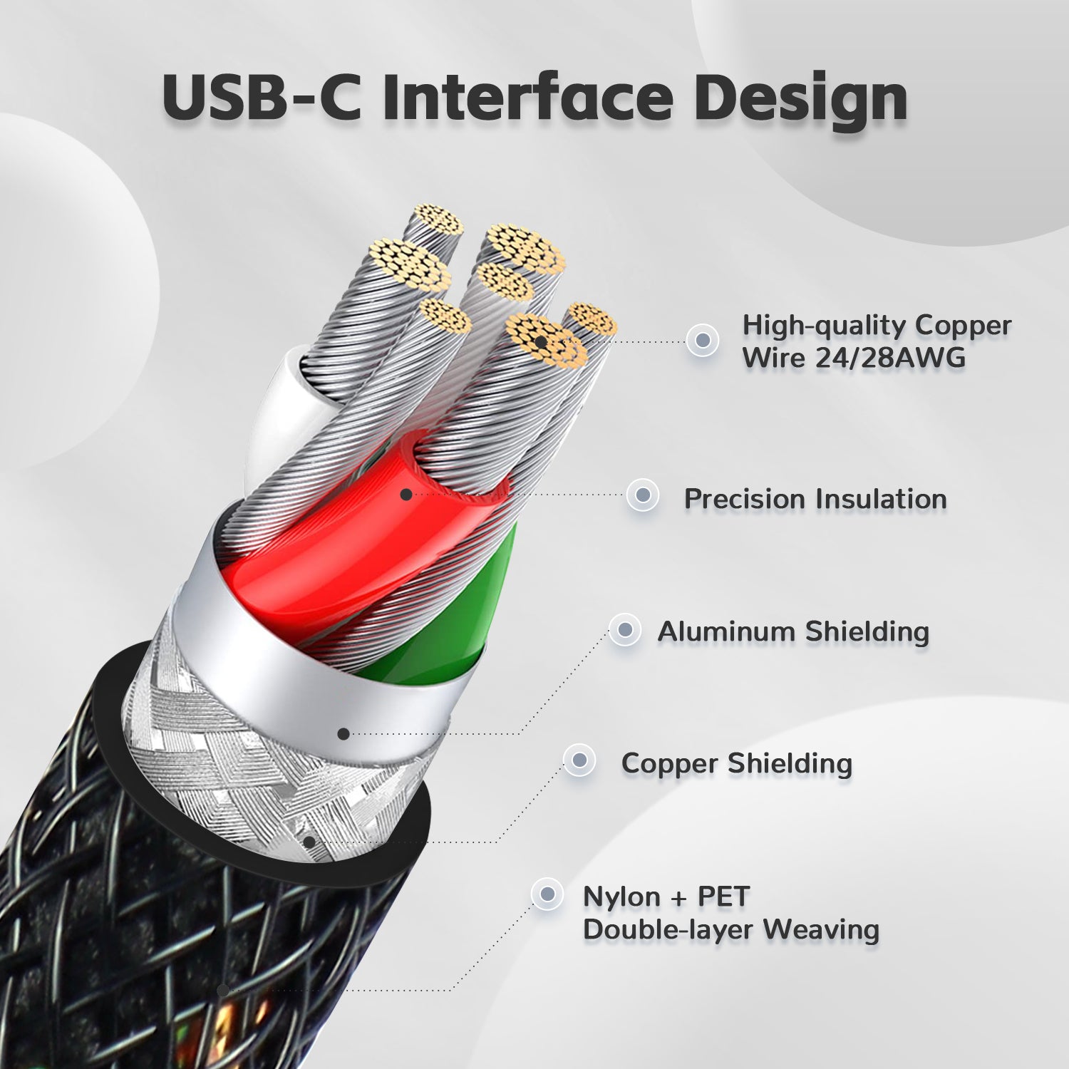 ATTACK SHARK C03 COILED CABLE