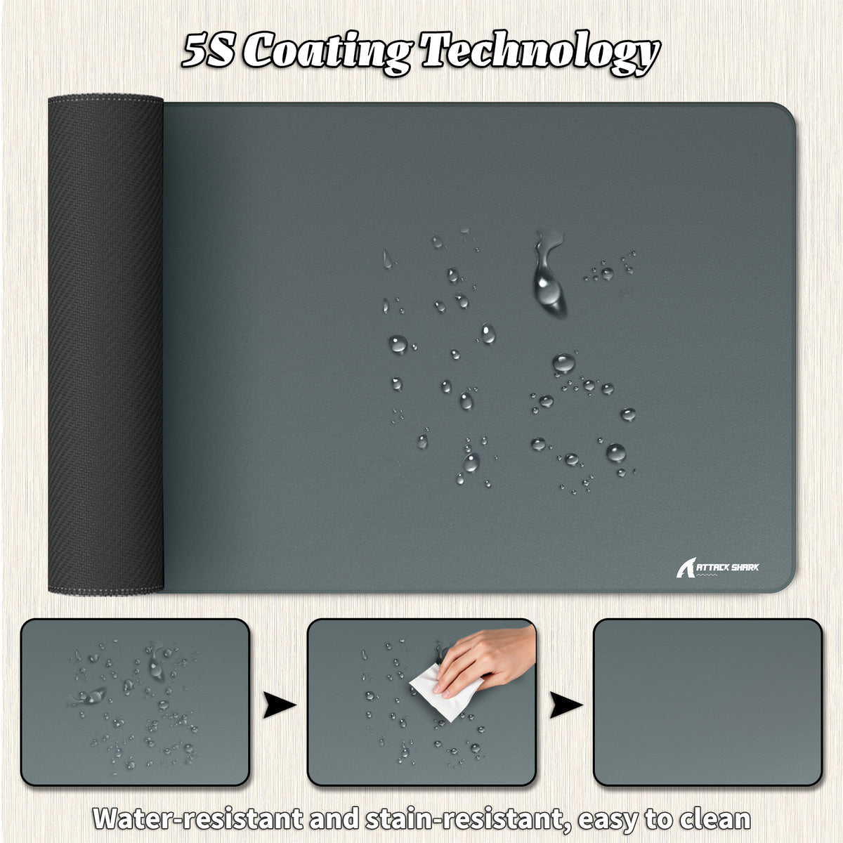 ATTACK SHARK CM02PRO eSport Gaming Mousepad (900x400x4 MM)