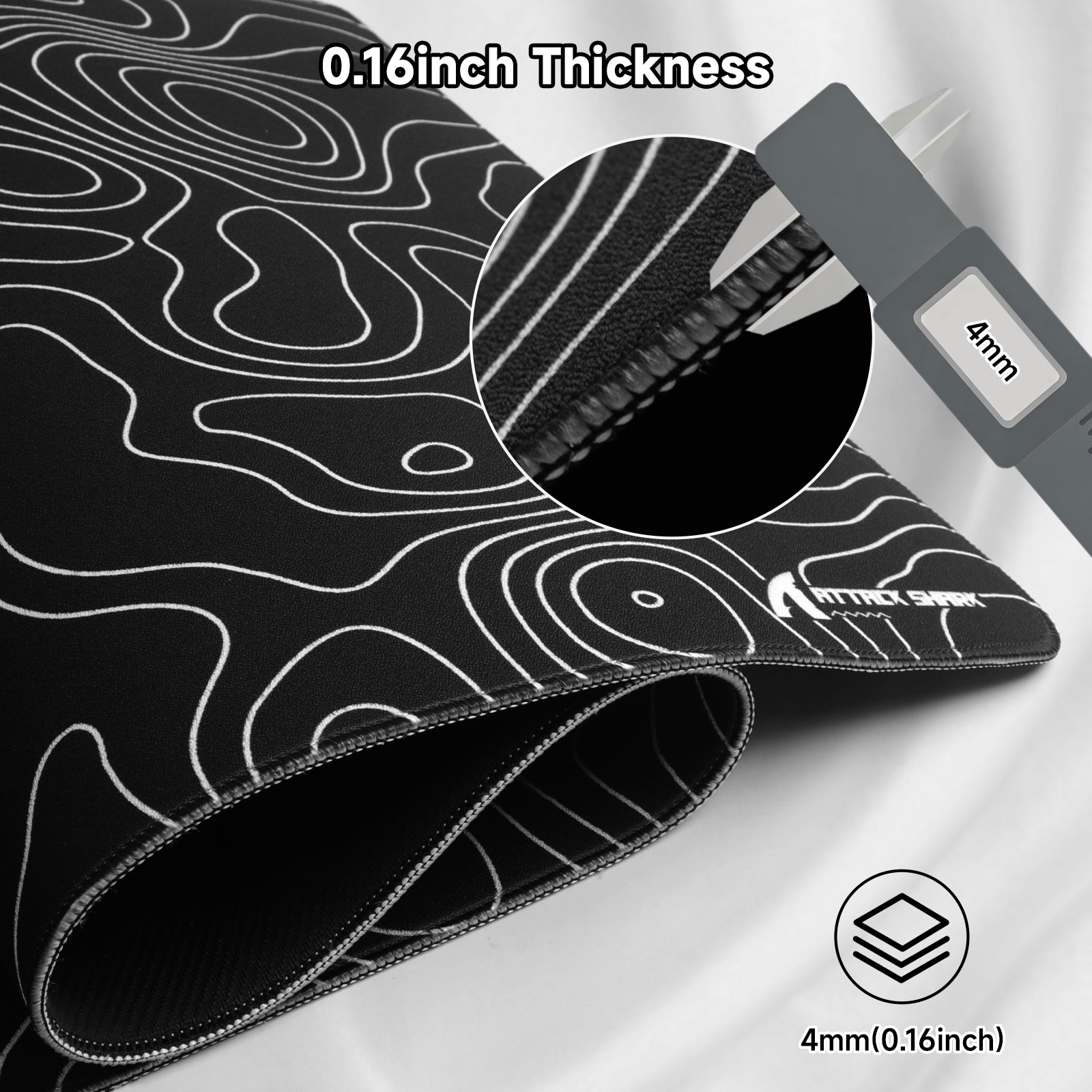 ATTACK SHARK CM02PRO eSport Gaming Mousepad (900x400x4 MM)