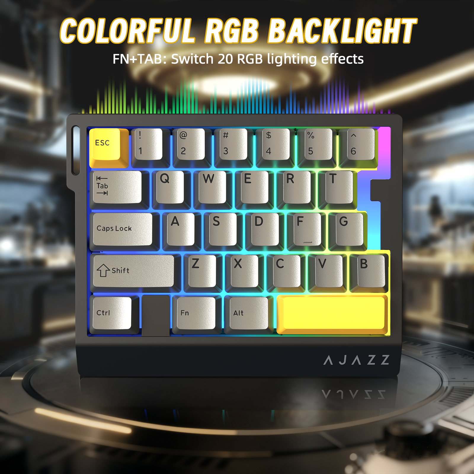 ATTACK SHARK X AJAZZ AK029 Wired One-Handed Gaming Keyboard