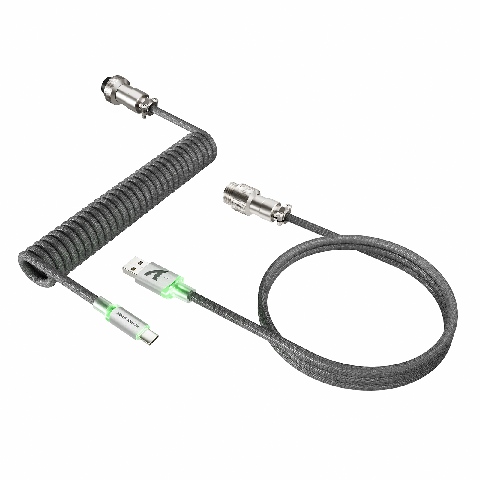 ATTACK SHARK C01ULTIMATE Coiled Cable for 8KHz Magnetic Keyboard