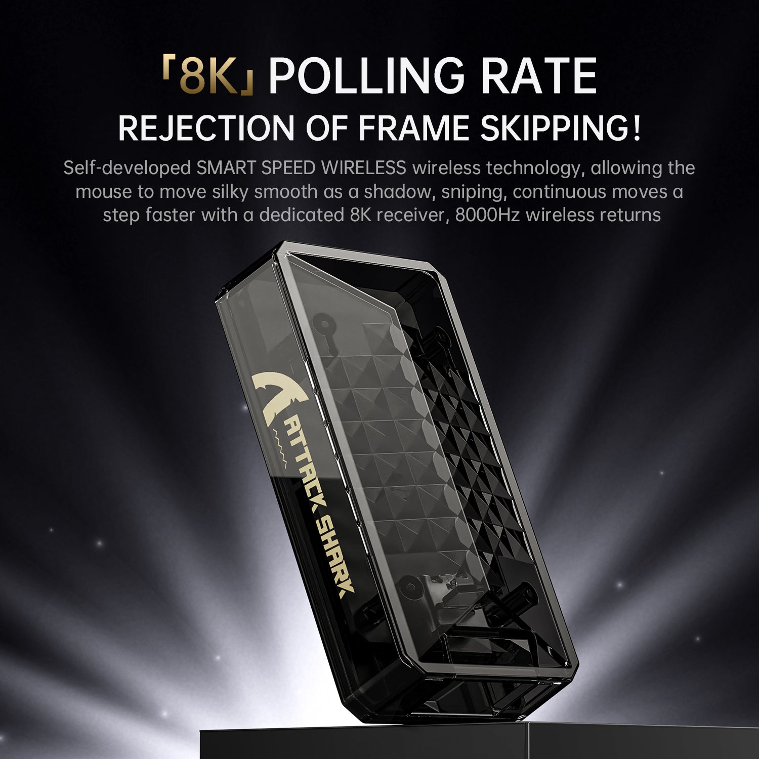 ATTACK SHARK X8PRO Tri-mode Wireless Gaming Mouse 40000 DPI Ultra Lightweight