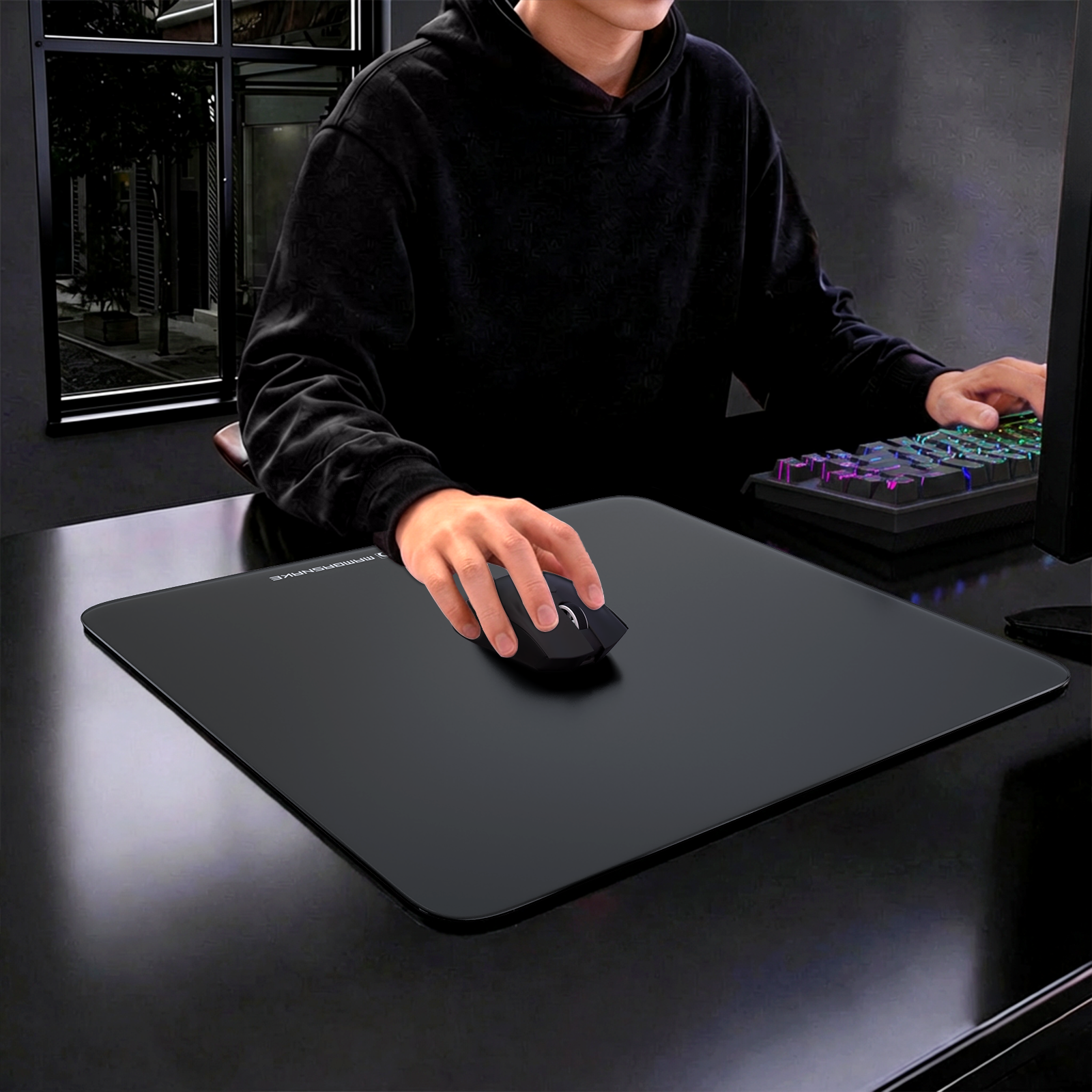ATTACK SHARK CM05 Tempered Glass Gaming Mouse Pad