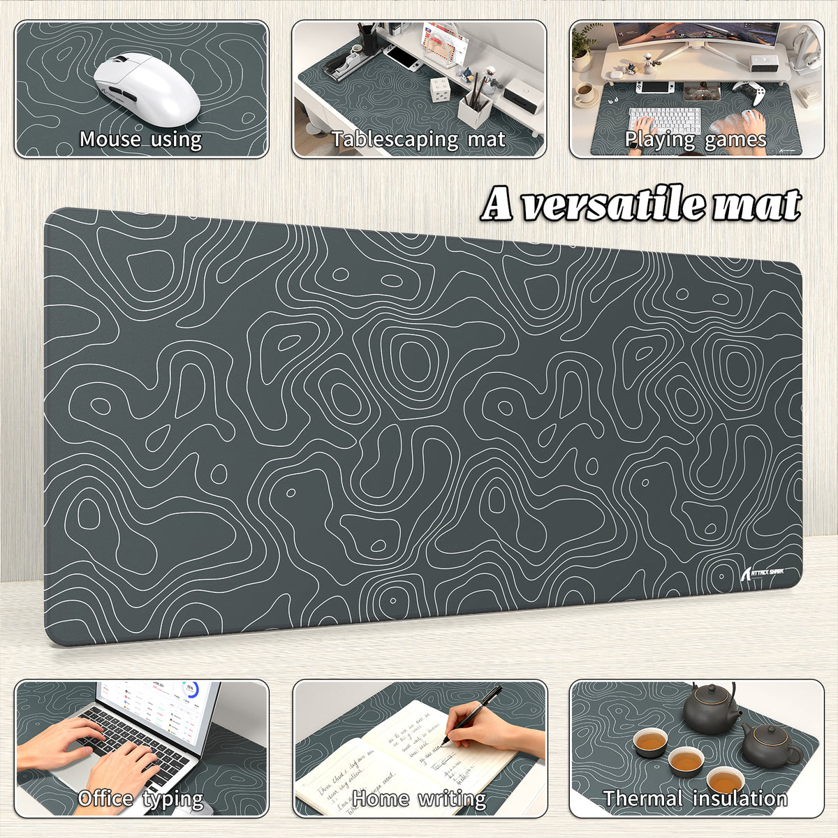 ATTACK SHARK CM02PRO eSport Gaming Mousepad (900x400x4 MM)