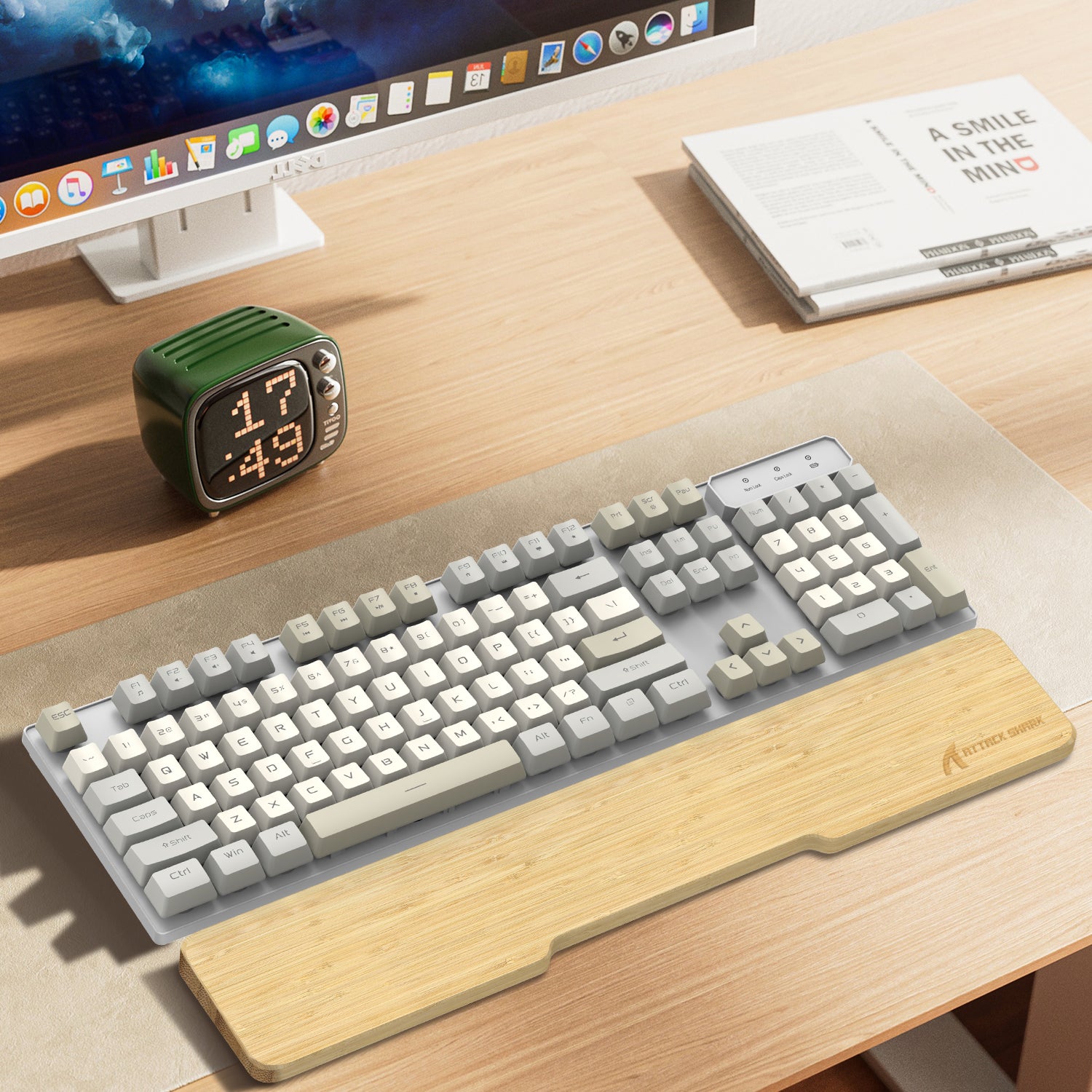 ATTACK SHARK WZ01 Bamboo Wrist Rest