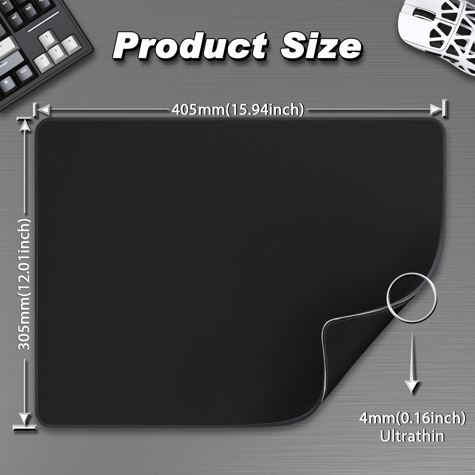 ATTACK SHARK CM02SE eSport Gaming Mousepad (410x310x4 MM)