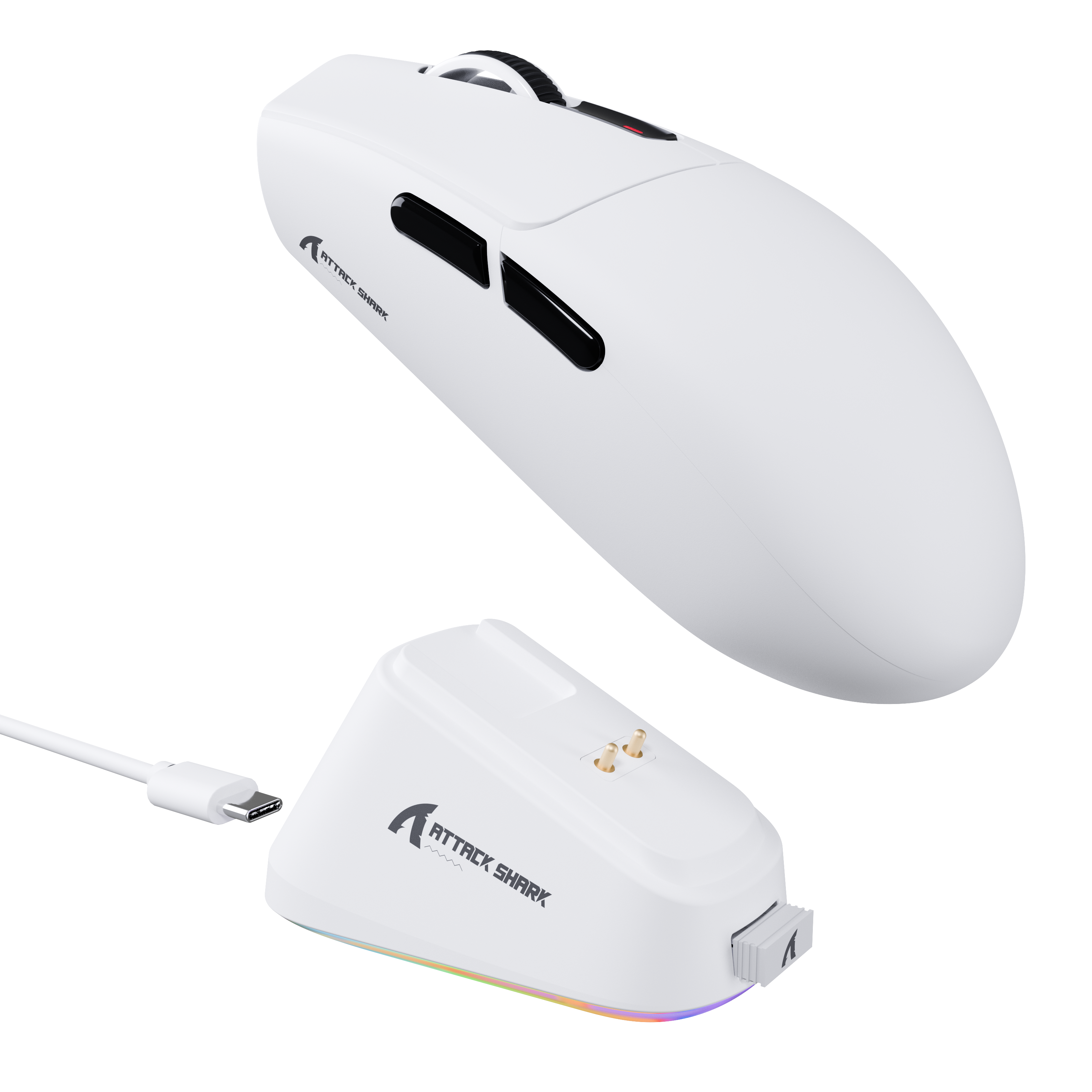ATTACK SHARK G3PRO Tri-mode Wireless Gaming Mouse with Charge Dock 25000 DPI Ultra Lightweight