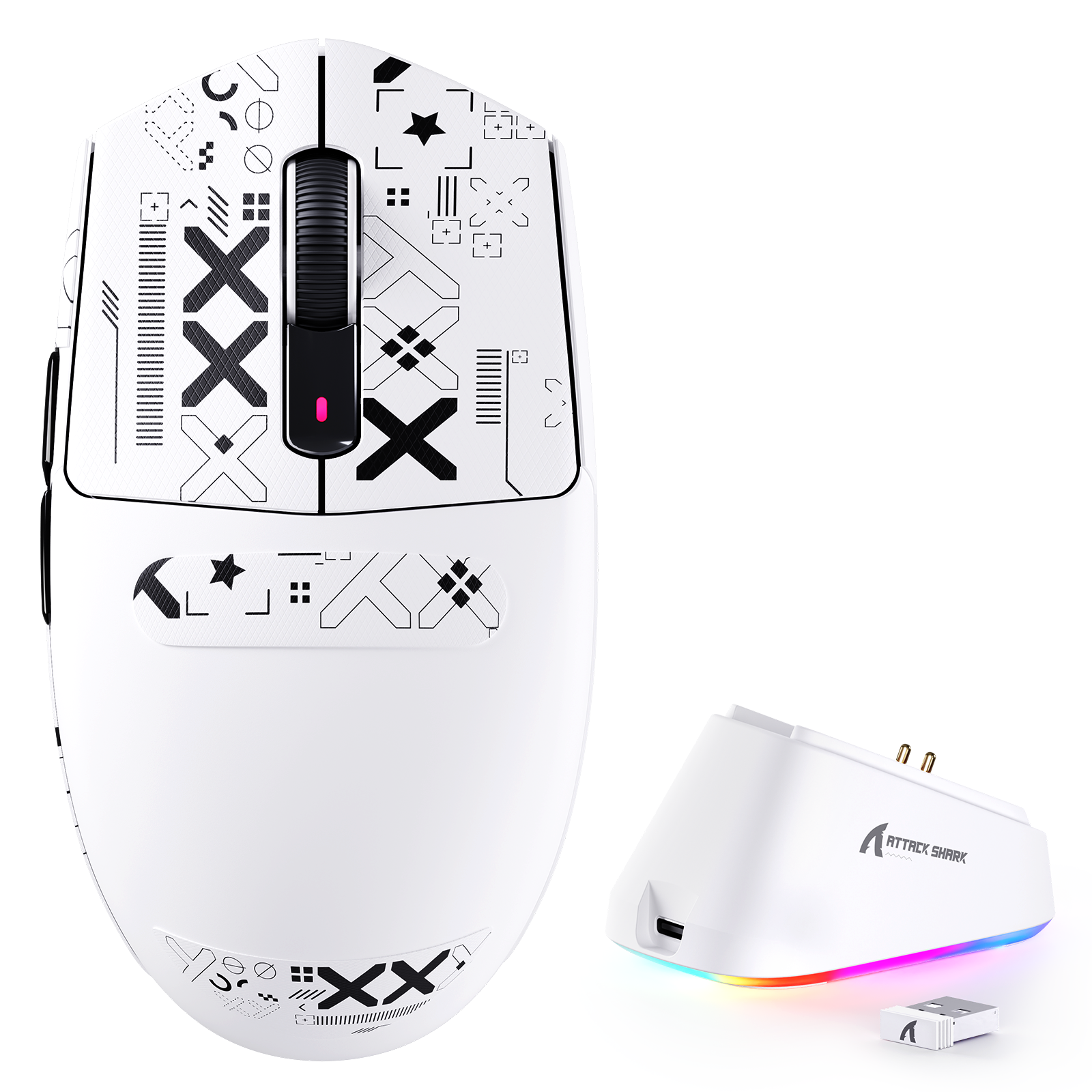 White with Tape