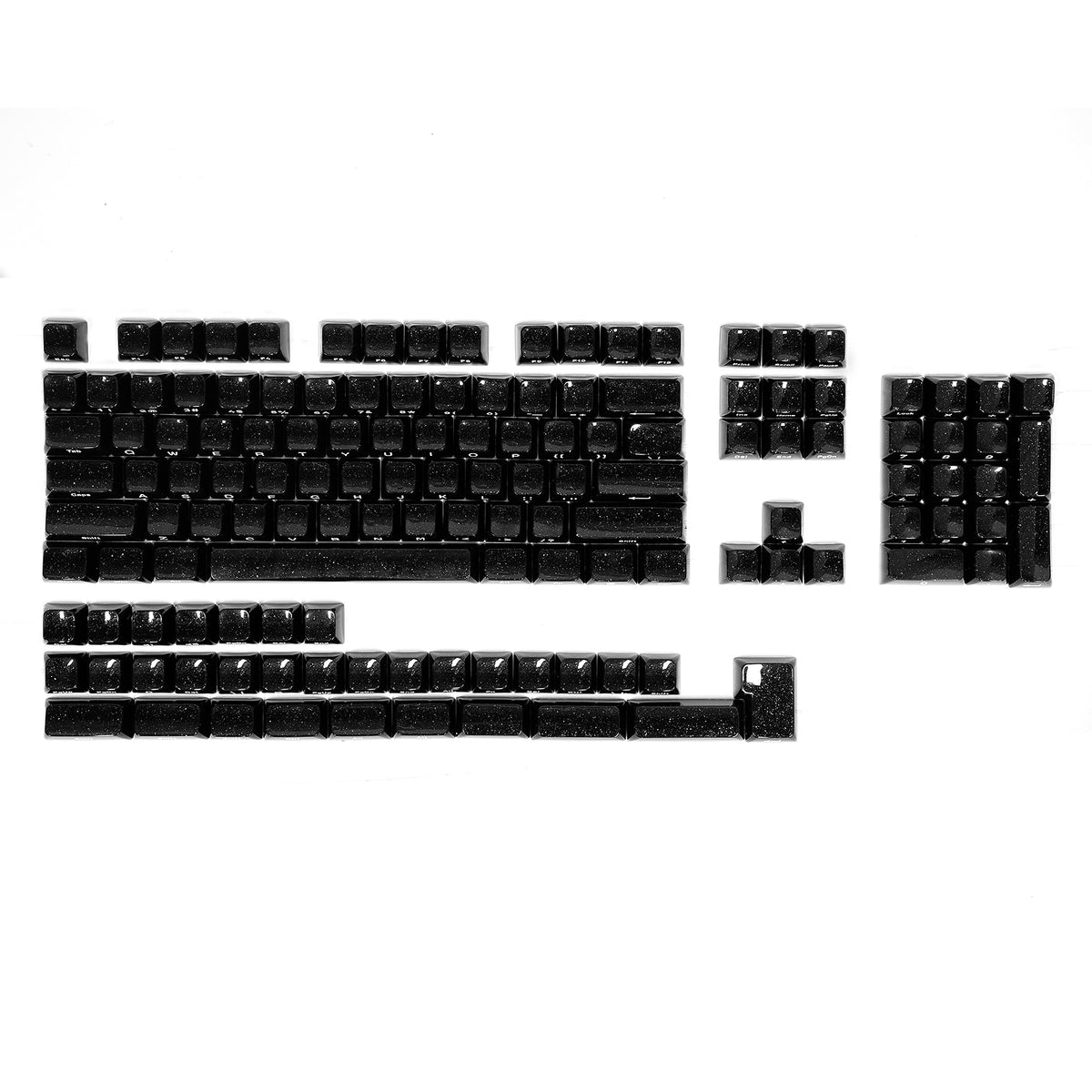 ATTACK SHARK SK03 136 Keys Crystal Keycaps, ASA Profile, ANSI/ISO