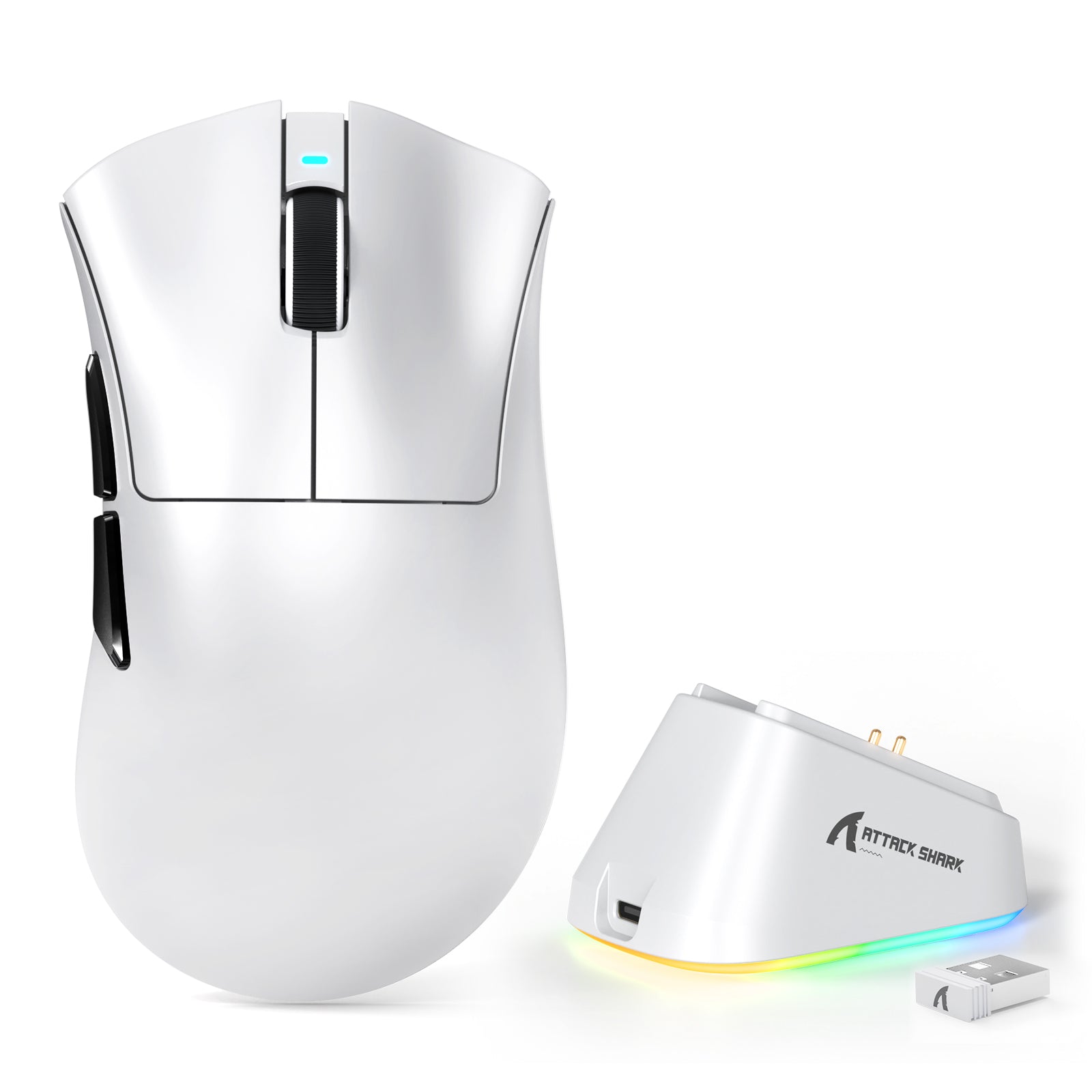 ATTACK SHARK V3PRO Ultra-Light Tri-Mode Gaming Mouse with Charging Dock