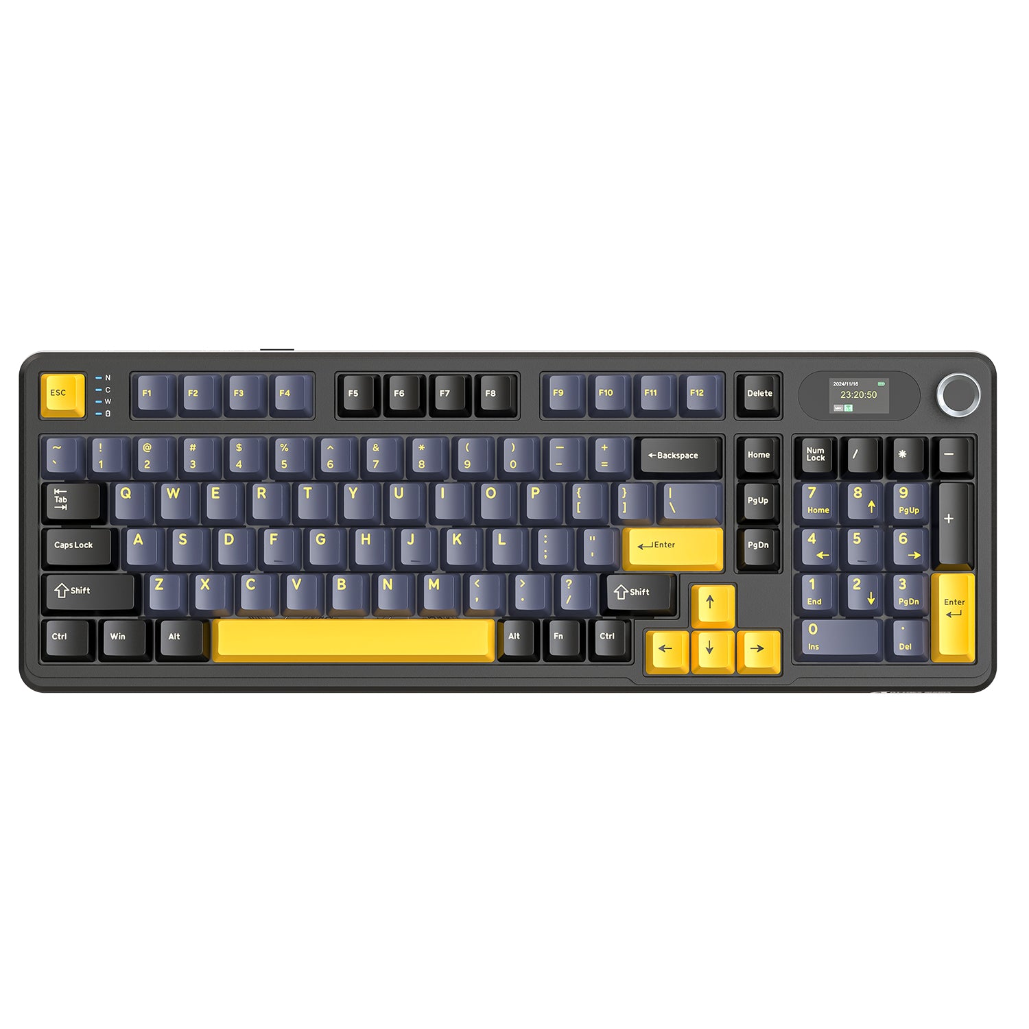 Teclado para juegos ATTACK SHARK X98PRO y cable USB C en espiral C01